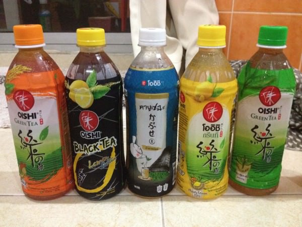 OISHIのお茶5種類
