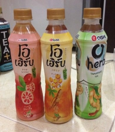 OISHIのお茶3種類