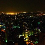 スカイバーから見た夜景