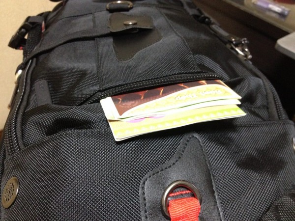 kaka3wayバッグの小ポケット