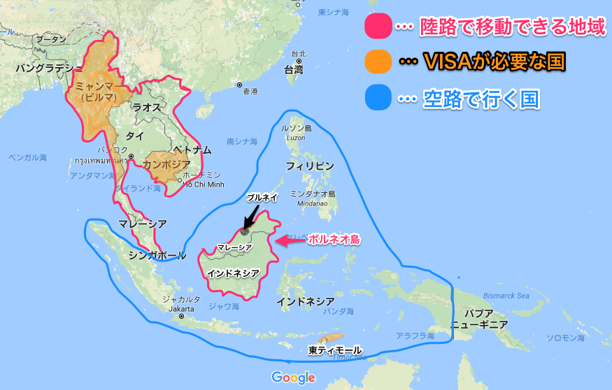 東南アジアでのバックパッカー おすすめのルートと持ち物の準備で知っておくべきこと タイ一択