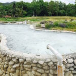 サンカムペーン温泉の湧き出し口