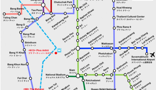 【最新版】バンコクの路線図。オフラインでも使える無料アプリも紹介【BTS・MRT・ARL・SRT】