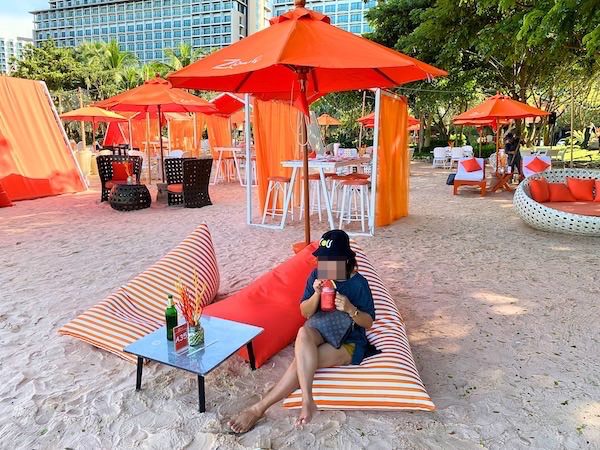 ゼットビーチ（Z beach）のソファー席２