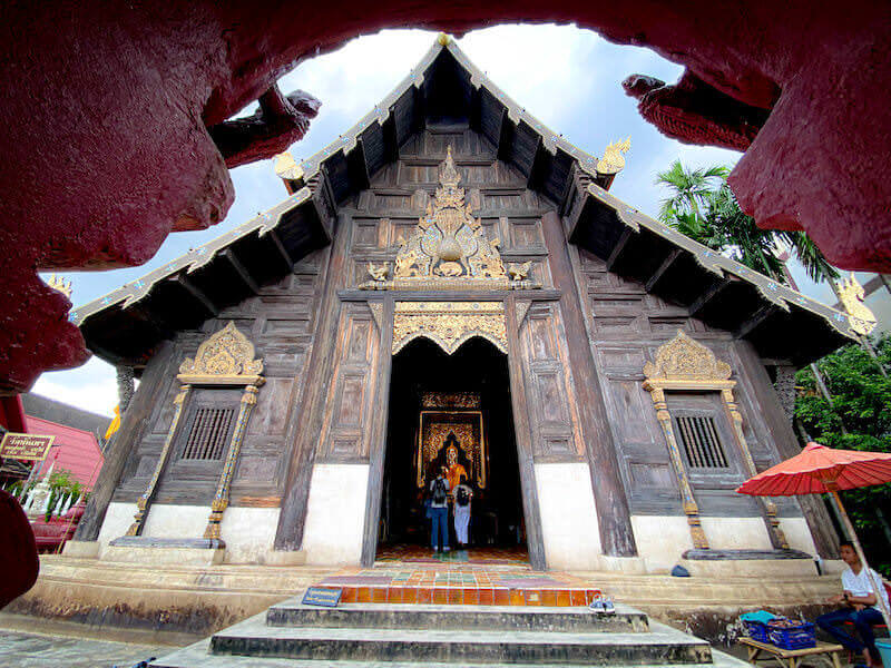 チェンマイの街中にある寺院