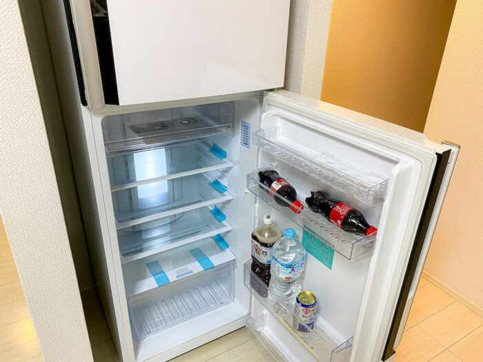 一部共用タイプ個室寮の冷蔵庫