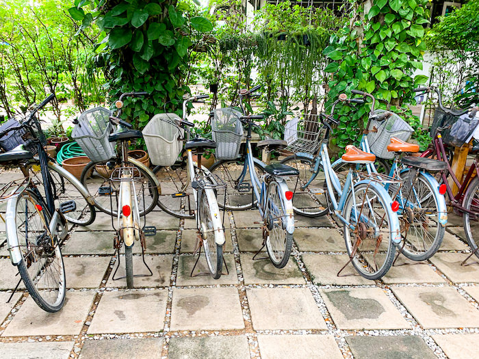 バーン ティエ ワン ホテル（Baan Tye Wang Hotel）で無料レンタルしている自転車