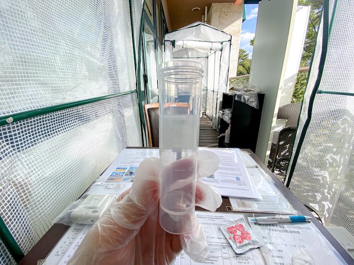 唾液でのRT-PCR検査