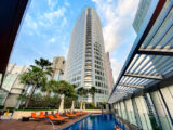 バンコク マリオット ホテル スクンビット（Bangkok Marriott Hotel Sukhumvit）のプールと外観