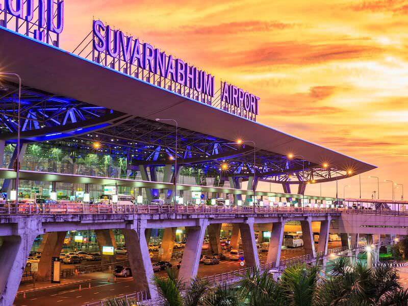 バンコクのスワンナプーム国際空港