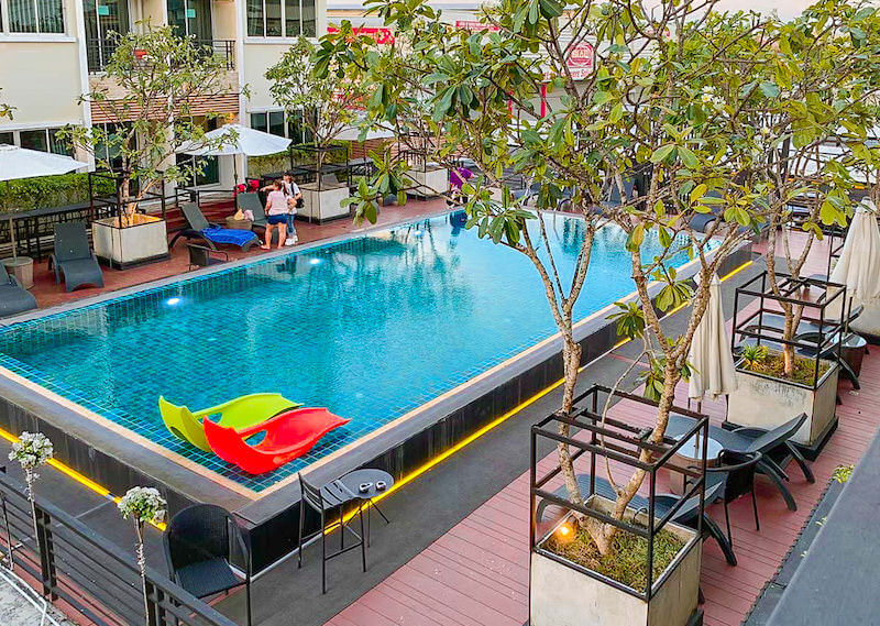 スワンナプーム ヴィル エアポート ホテル（Suvarnabhumi Ville Airport Hotel）のプール