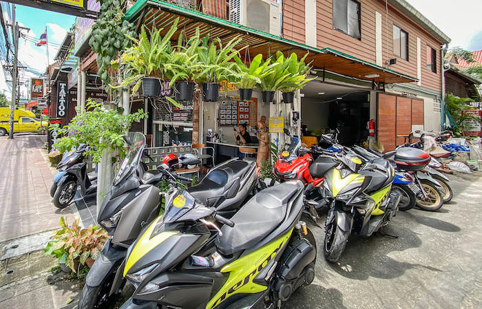 チェンマイのレンタルバイク店