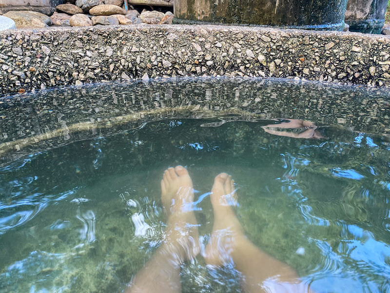 チェンダオ土管温泉の浴槽