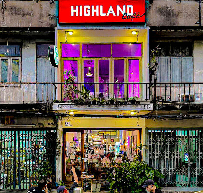 ハイランド カフェ（Highland Cafe Bangkok）の外観