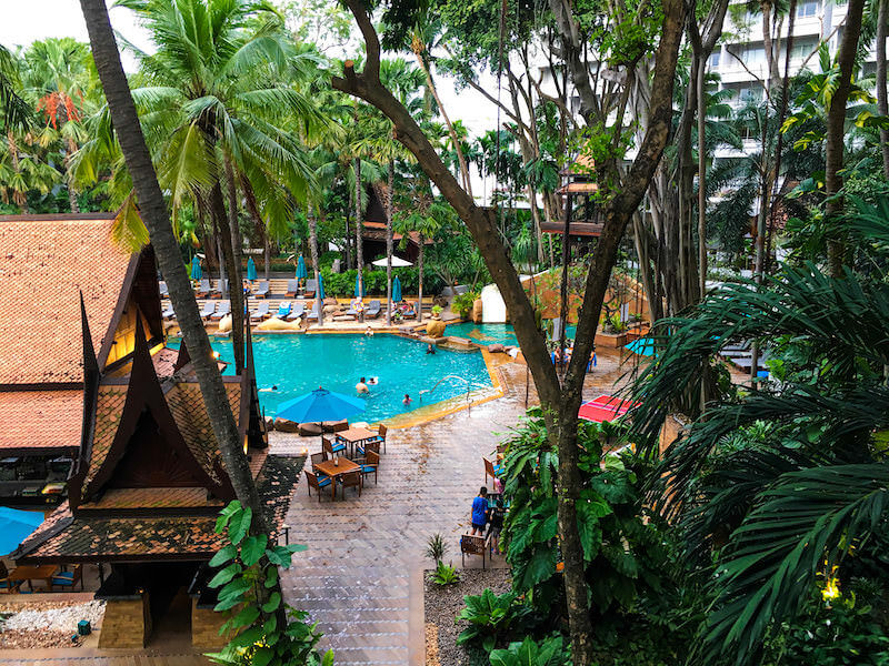 AVANI パタヤ リゾート アンド スパ (AVANI Pattaya Resort and Spa)の客室バルコニーから見える景色１