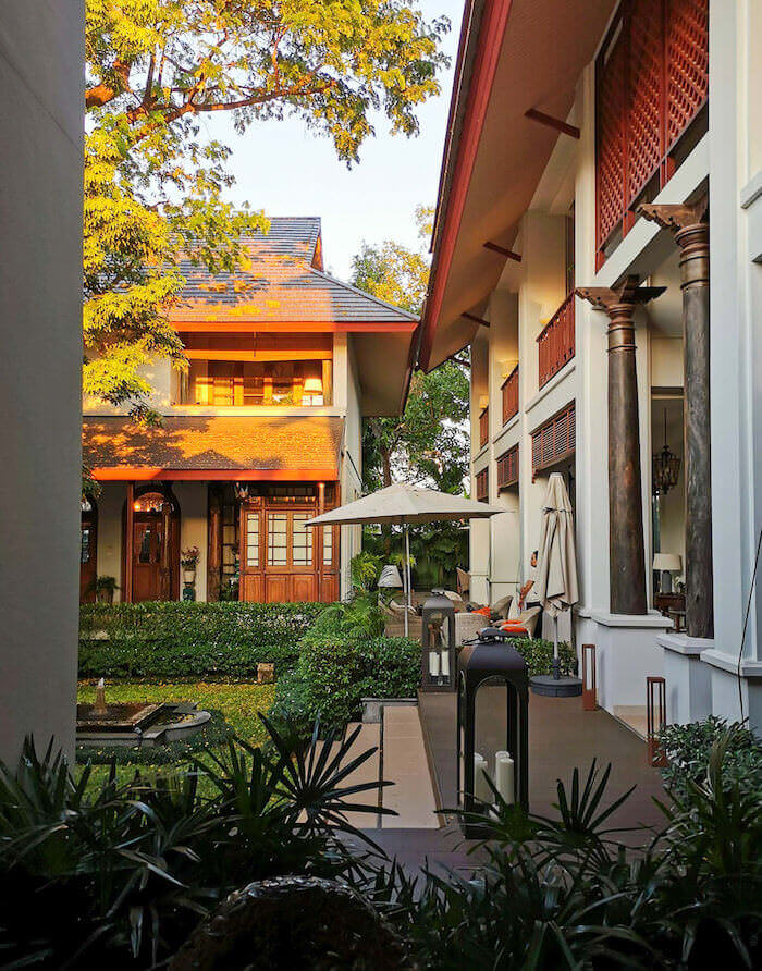 ヴィラ クラン ウィアン（Villa Klang Wiang）の中庭２