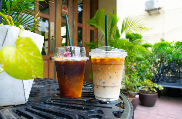 ナイトハウスバンコク（The Knight House Bangkok）1階のカフェで飲んだコーヒー
