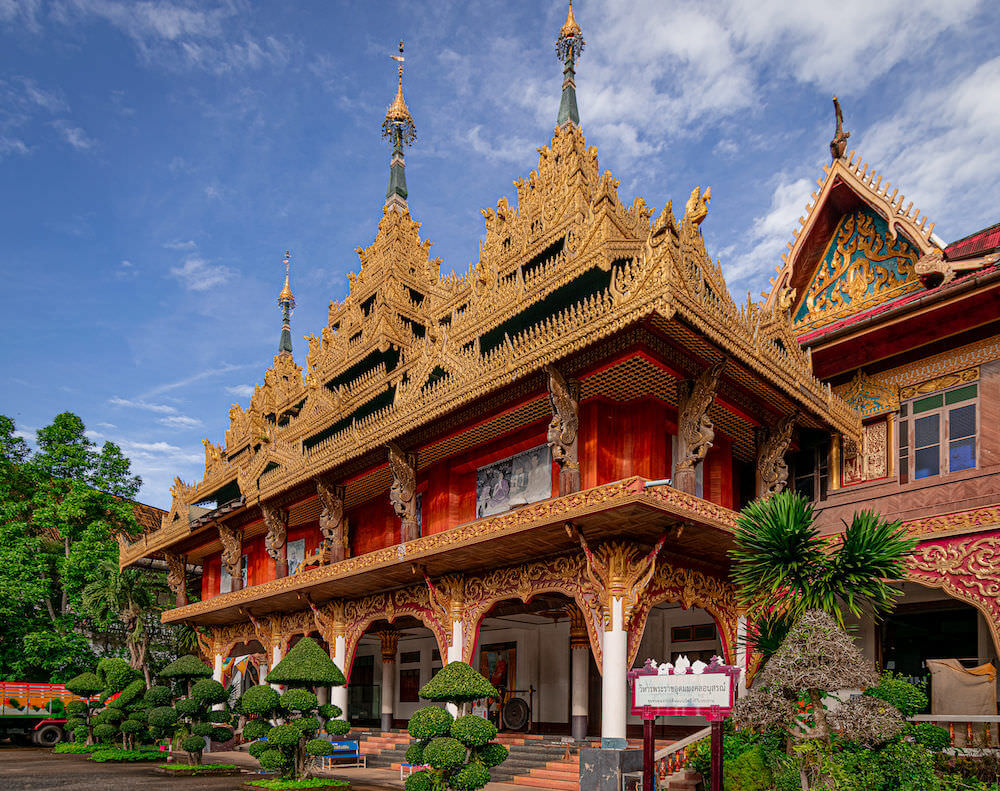ワット・ワン・ウィウェーカラーム（Wat Wang Wiwekaram）の外観