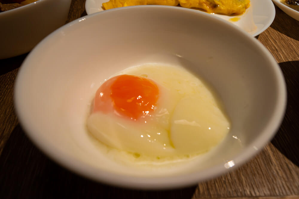 相鉄グランドフレッサバンコク（Sotetsu Grand Fresa Bangkok）朝食ビュッフェの温泉卵