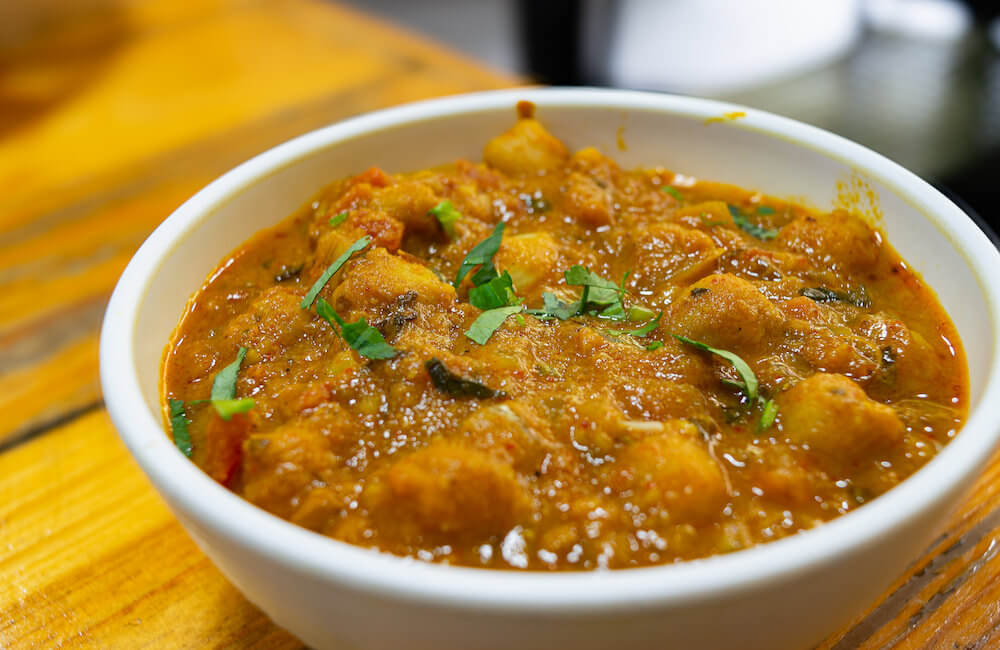 ボンベイマサラ（bombay masala）で食べたチャナマサラカレー（Channa Masala）