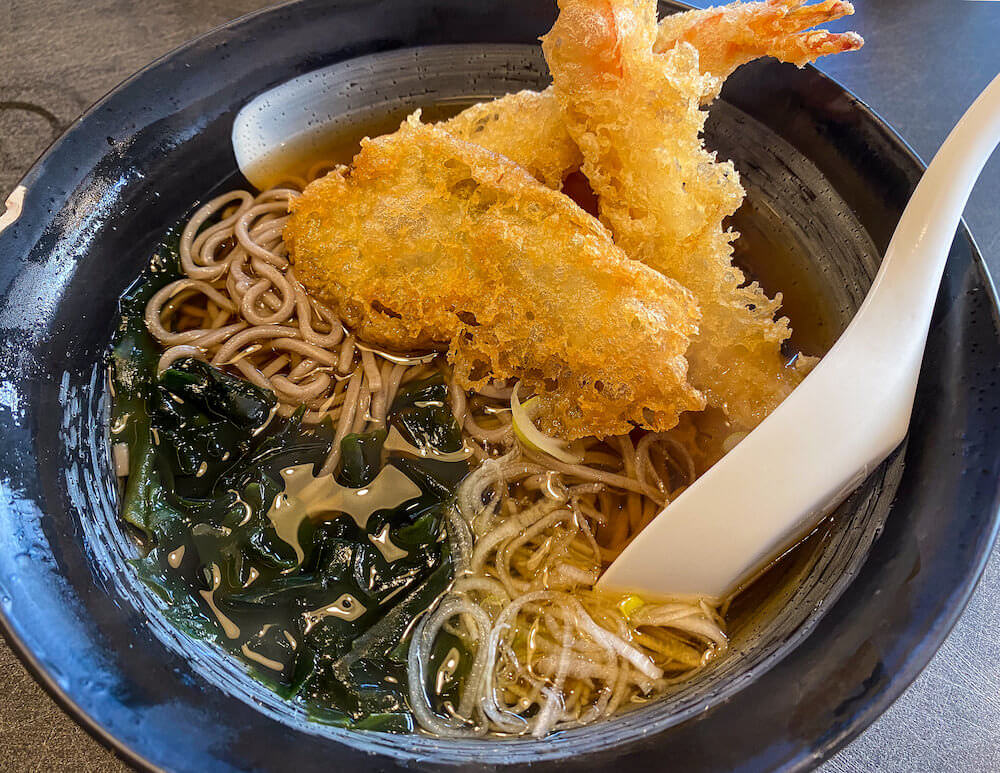 関西（Kansai）で食べた天ぷらそば