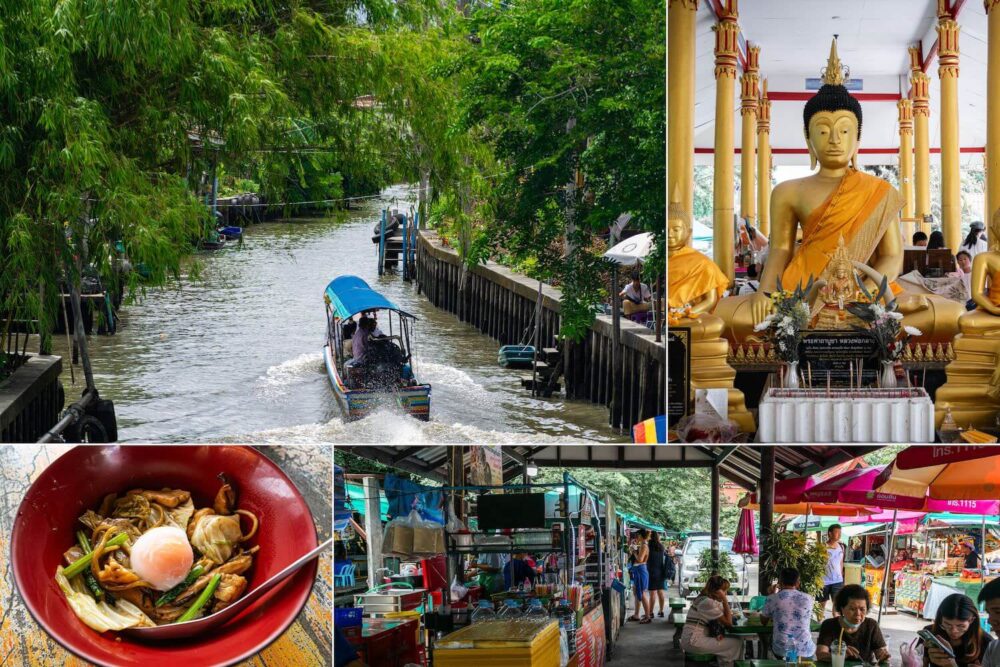 ワットサパーン水上マーケット（Wat Saphan Floating Market）１