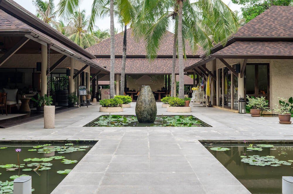 シェラトン ホアヒン プランブリ ヴィラ（Sheraton Hua Hin Pranburi Villas）のエントラス敷地