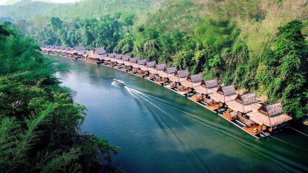 ザ フロートハウス リバークワイ リゾート（The Float House River Kwai Resort）１