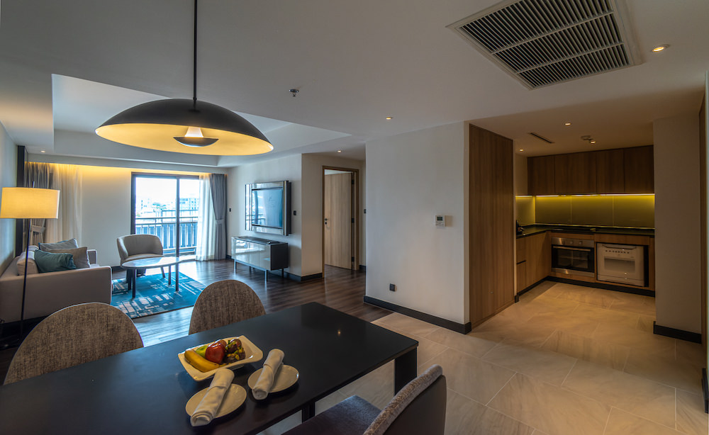 マリオット・エグゼクティブ・アパートメント・スクンビット50（Marriott Executive Apartments Bangkok, Sukhumvit50）の客室１