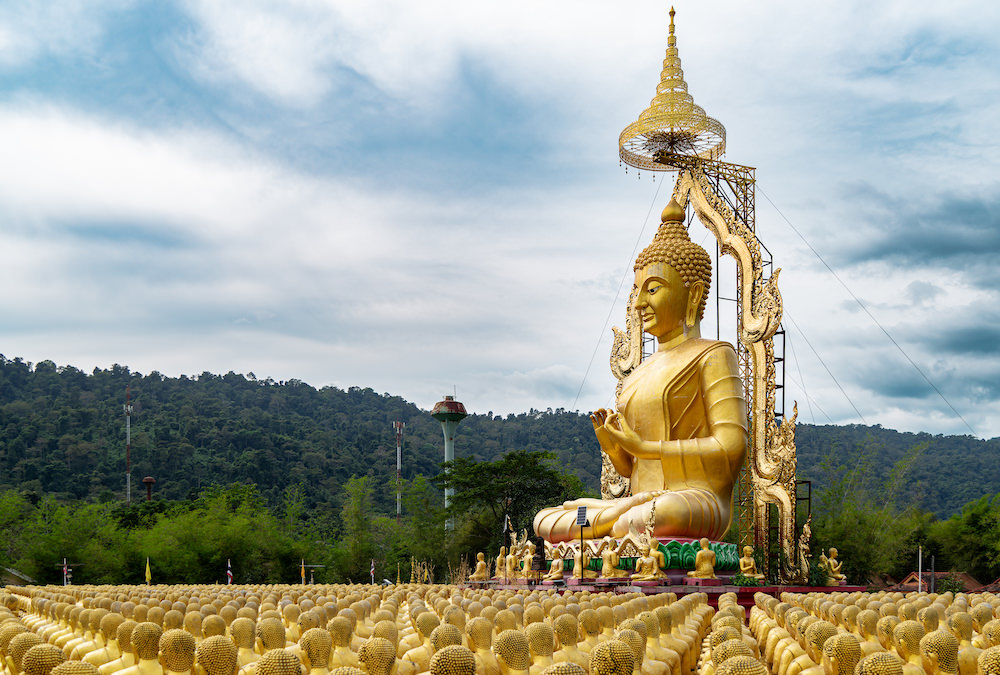 ナコンナヨックの万仏節記念仏教公園（Magha Puja Memorial Buddhist Park）１