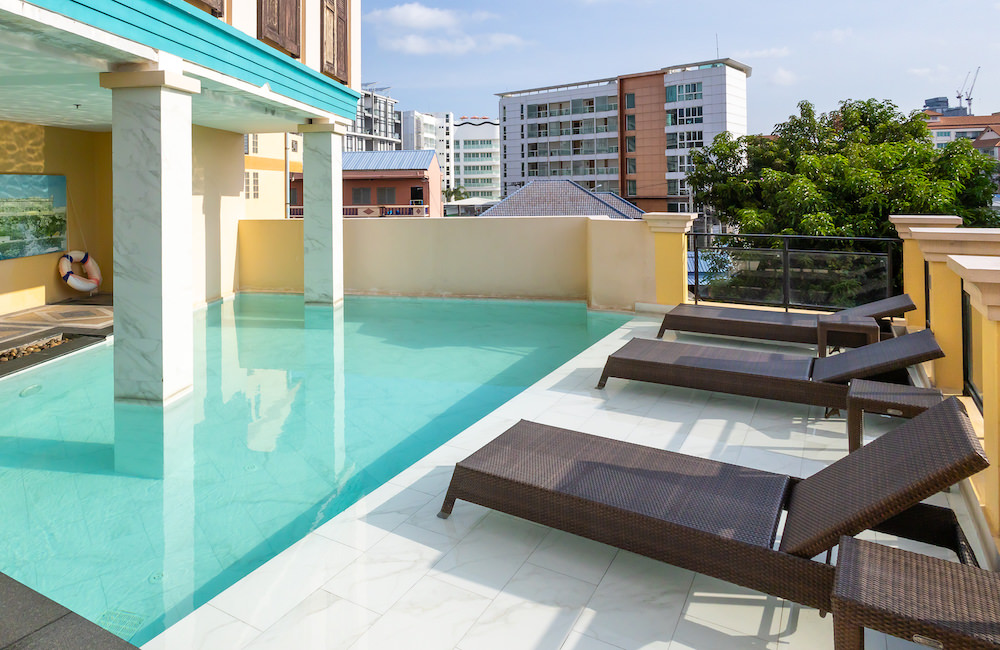 ザ キューバ ブティック ホテル パタヤ（The Quba Boutique Hotel Pattaya）のプール