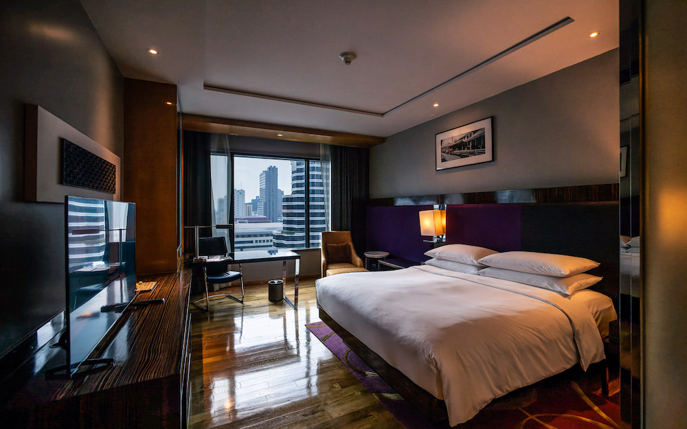 ルネッサンス バンコク ラチャプラソーン ホテル（Renaissance Bangkok Ratchaprasong Hotel）のデラックスルーム１