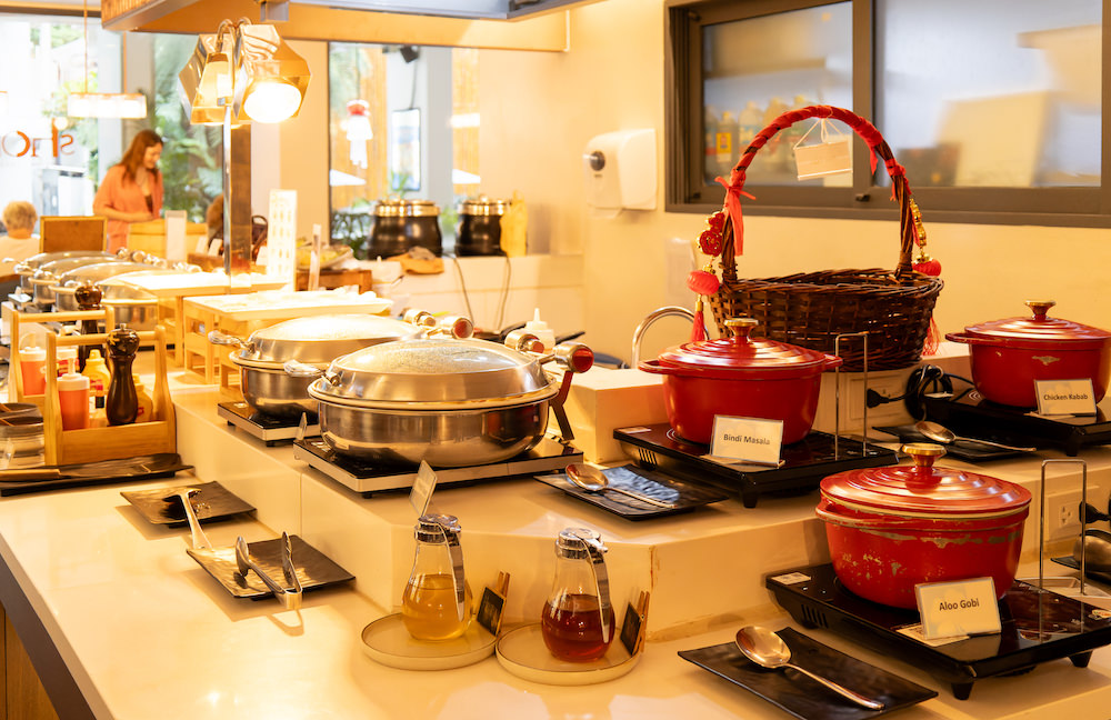 ホテルクローバーパトンプーケット（Hotel Clover Patong Phuket）の朝食ビュッフェ１