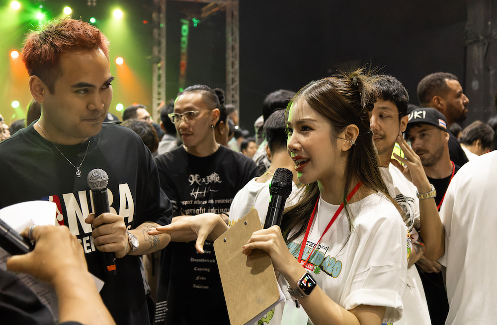 タイランド420・10周年記念フェスの会場にいたレポーター