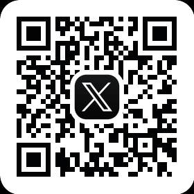 バンコク病院のXのQRコード