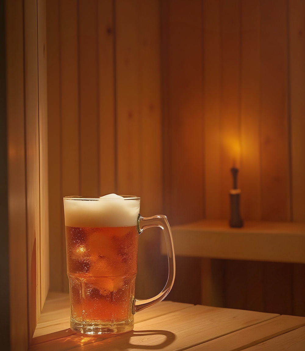 バンコクのTotonoi Sauna and Onsen Bangkok（ととのいサウナ アンド バンコク）で飲むビール