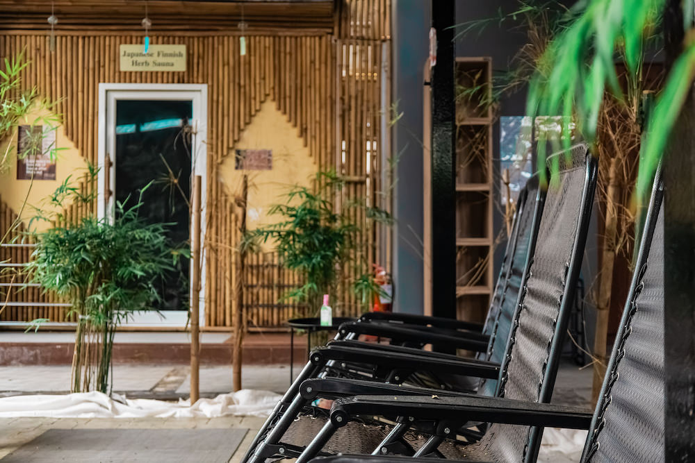 バンコクのTotonoi Sauna and Onsen Bangkok（ととのいサウナ アンド バンコク）の整いスペース