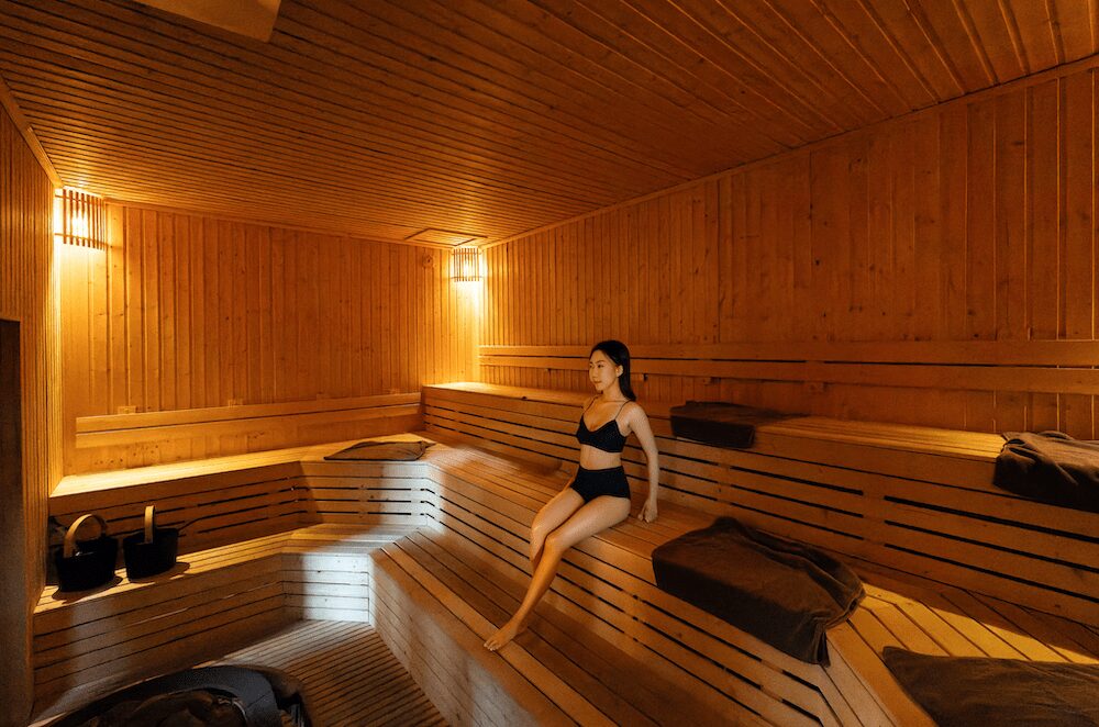 バンコクのTotonoi Sauna and Onsen Bangkok（ととのいサウナ アンド バンコク）のアウフグースサウナ