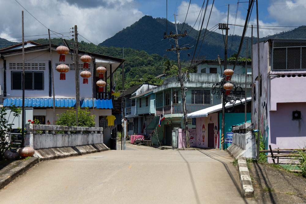 マニタビのツアー初日で立ち寄った中国人村１