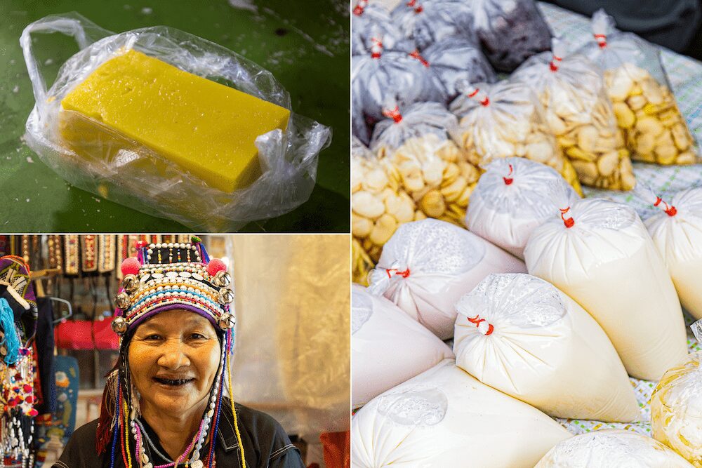 マニタビのツアーで訪れた少数民族の市場２