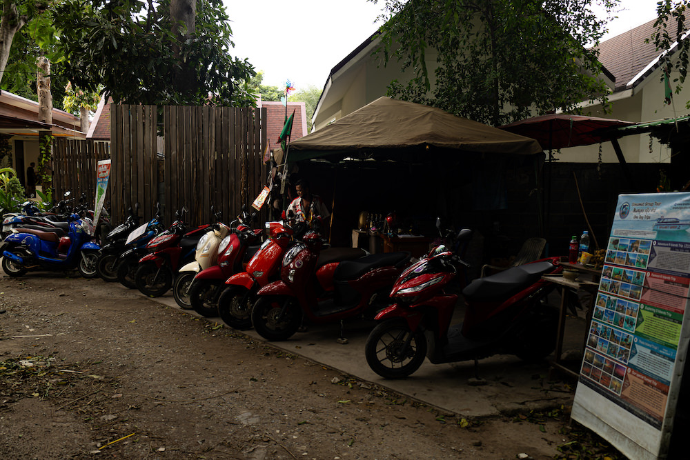 サイケオビーチリゾート（Sai Kaew Beach Resort）のレンタルバイク屋