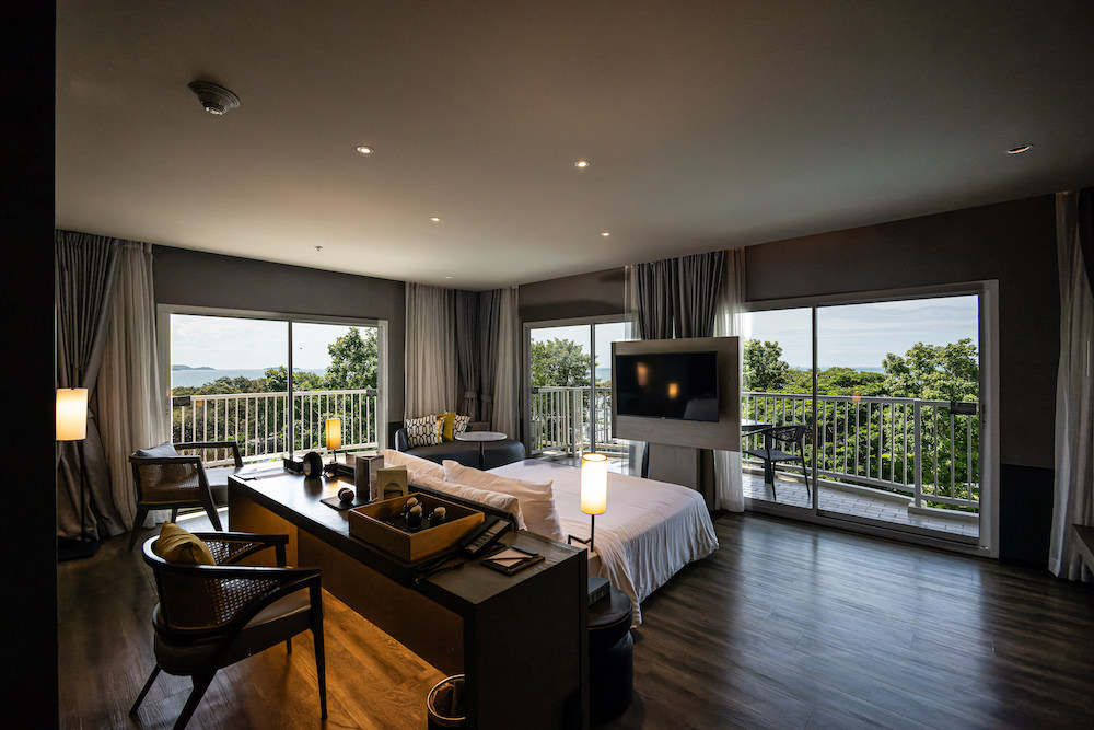 クロス パタヤ プラタムナック（Cross Pattaya Pratamnak）の客室１