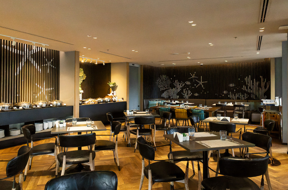 クロス パタヤ プラタムナック(Cross Pattaya Pratamnak)の朝食会場