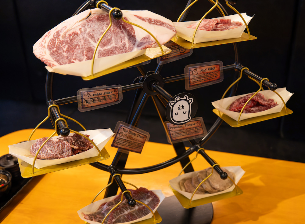Tokyo Grill 31 炉庵離れの牛6種 観覧車盛り