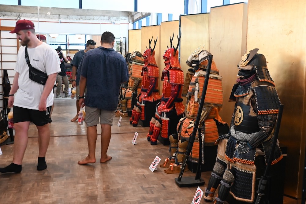 AREA81の「Soul of Samurai」での展示の様子１