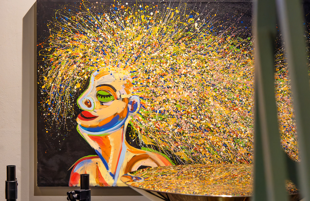 IZUMO GREEN BANGKOK店内のアート