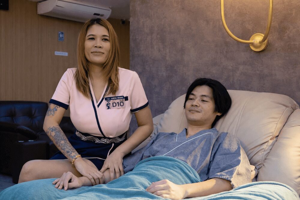 パタヤのOrion Sauna(オリオン サウナ)のマッサージ施術の様子2