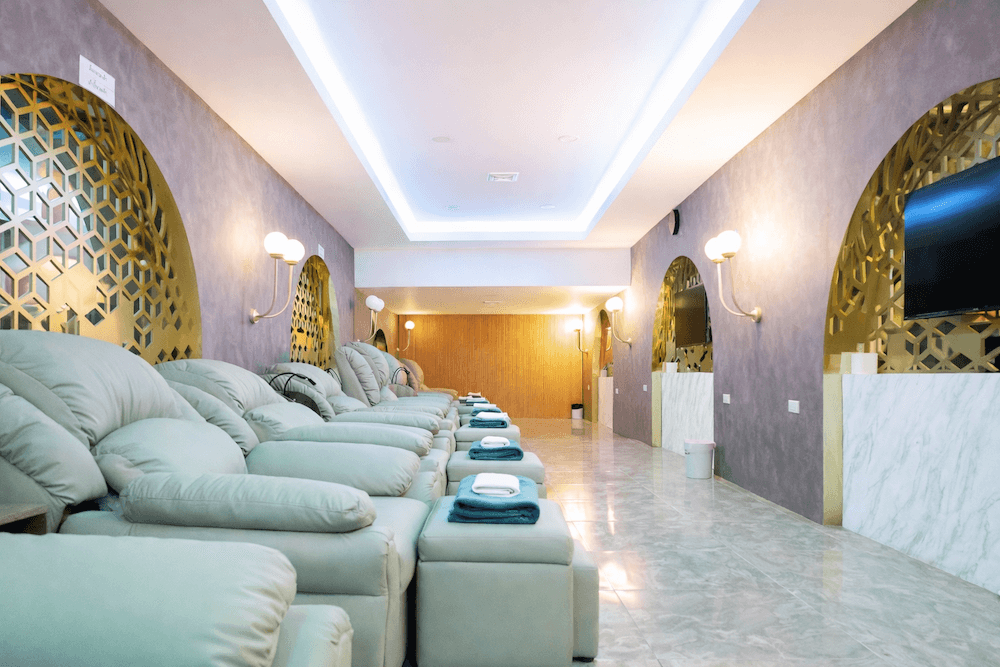 パタヤのOrion Sauna(オリオン サウナ)のマッサージルーム