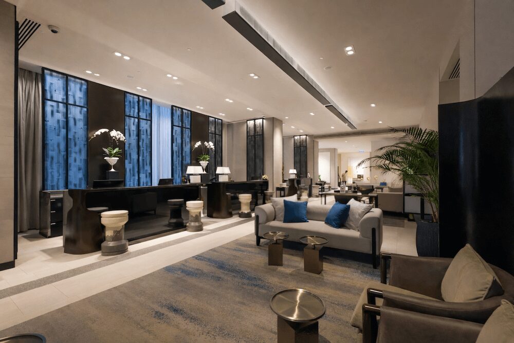 アスコットトンローバンコク(Ascott Thonglor Bangkok)のエントランスロビー