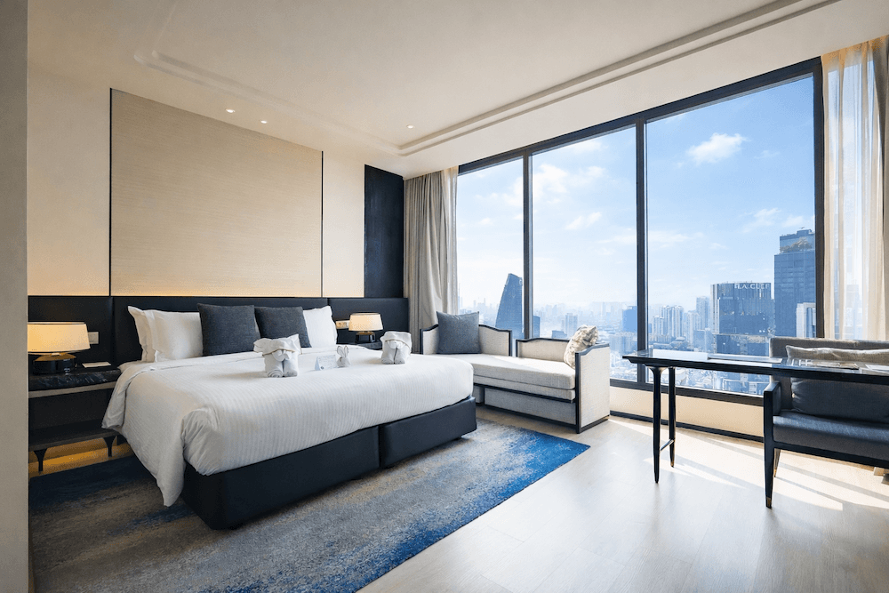 アスコットトンローバンコク(Ascott Thonglor Bangkok)のデラックス キングルーム1